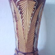 Стара ваза дърворезба 3, снимка 12 - Антикварни и старинни предмети - 10410547