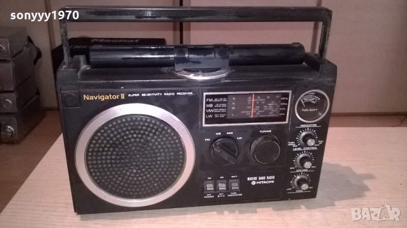 hitachi kh-1170e navigator ll fm/mb/mw/lw-marine band radio, снимка 1
