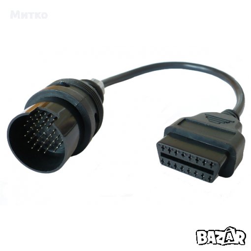 Кабел-преходник Mercedes 38 pin към 16 pin OBD2 Кабел-преходник, снимка 1