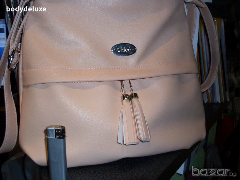 Chloe светло-розова чанта, снимка 1