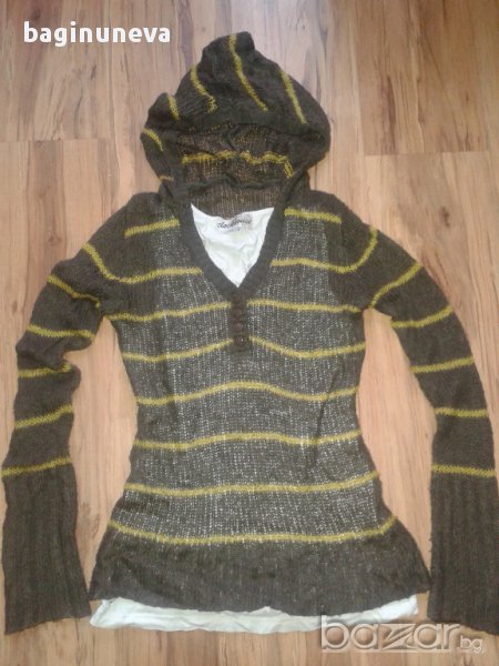 дамска блузка пуловер с качулка на С & A Clockhouse-размер-м-л , снимка 1