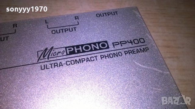 behringer pp400 ultra-compact phono preamp-внос швеция, снимка 6 - Ресийвъри, усилватели, смесителни пултове - 25722011