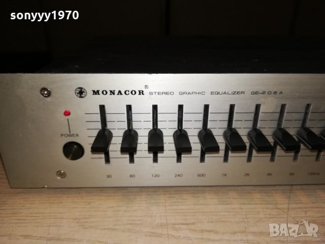 monacor ge-206a equalizer-made in taiwan-внос швеицария, снимка 8 - Ресийвъри, усилватели, смесителни пултове - 21638848