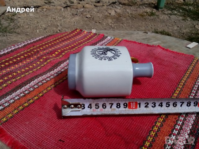 Стара порцеланова каничка сувенир, снимка 5 - Антикварни и старинни предмети - 22822295