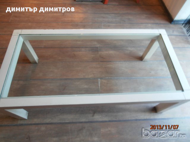 Холна маса бяла масив , снимка 2 - Маси - 11496381