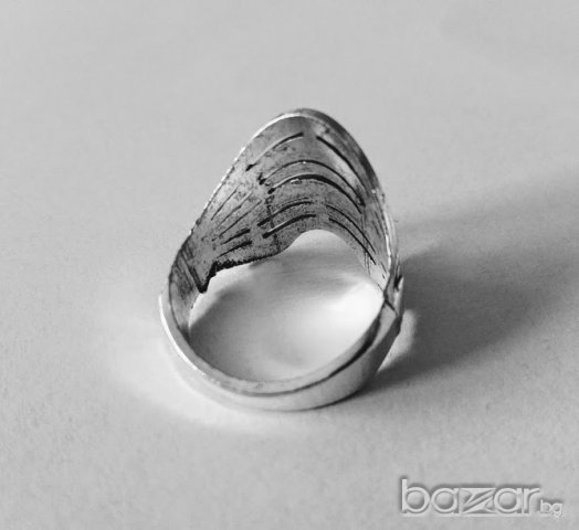 Дамски пръстен от тибетско сребро, снимка 3 - Пръстени - 20760462