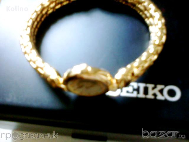 Seiko Ladies Gold Tone Bracelet Watch swx164 - сертификат за оригинал, снимка 4 - Дамски - 13760726