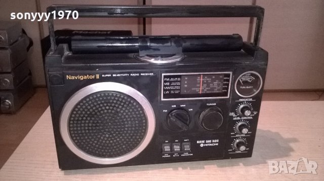 hitachi kh-1170e navigator ll fm/mb/mw/lw-marine band radio
