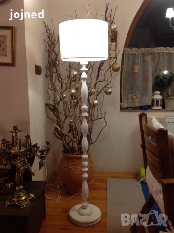 Винтидж класика-бял полилей за хол,всекидневна ,шаби шик лампа,модерно осветление, снимка 9 - Полилеи - 22892010