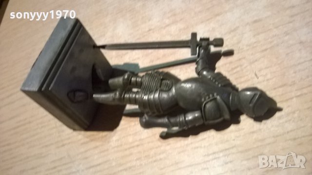 ПОРЪЧАН-оловен рицар-острилка-мини ретро колекция-10х4х4см, снимка 3 - Колекции - 23065271