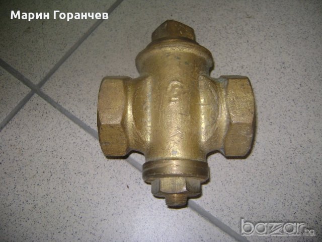 Спирателен кран ф1.1/2" цола-бронз тип-''бозаджииски'', снимка 2 - ВИК - 19668889