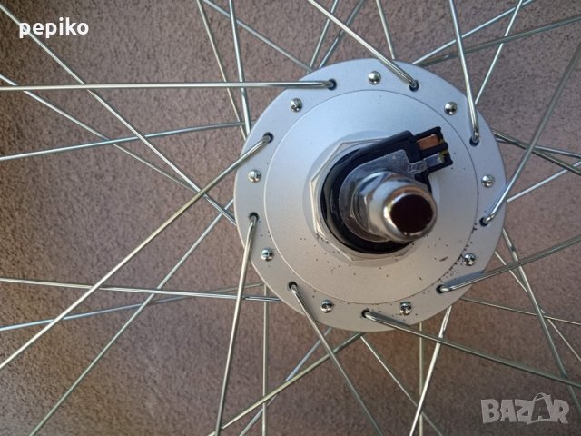 Продавам колела внос от Германия комплект алуминиева капла 20 цола с динамо главина SHIMANO NEXUS, снимка 4 - Велосипеди - 26141336