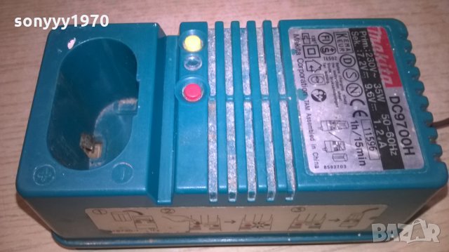 makita battery charger-75лв-внос швеицария, снимка 6 - Винтоверти - 23748845