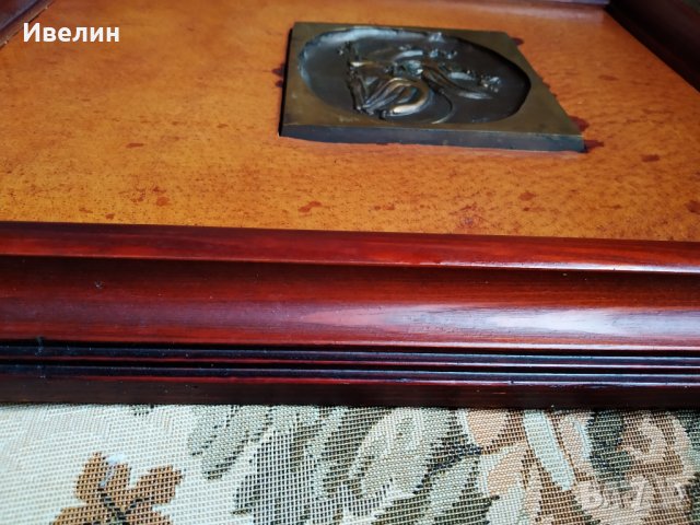 картина-бронзова композиция, снимка 5 - Антикварни и старинни предмети - 26162226
