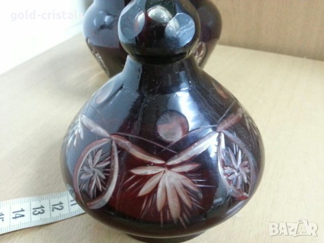 Кристална захарница бонбониера буркан , снимка 7 - Антикварни и старинни предмети - 22151191