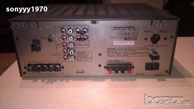 поръчан-Marantz rx163 receiver🛑made in japan-внос швеицария, снимка 8 - Ресийвъри, усилватели, смесителни пултове - 15254674
