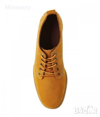 ПРОМО 🍊 TIMBERLAND № 36-36½-37 🍊 Дамски обувки в цвят камел от ест. кожа нови с кутия, снимка 5 - Дамски елегантни обувки - 21977608