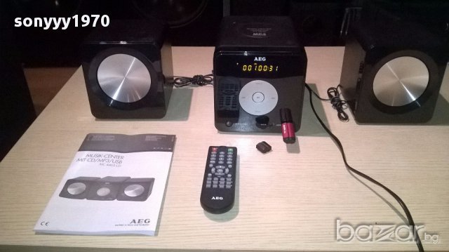 Aeg mc4463-usb/cd/tuner/aux/ampl+2 колони-внос швеицария, снимка 12 - Ресийвъри, усилватели, смесителни пултове - 13278039