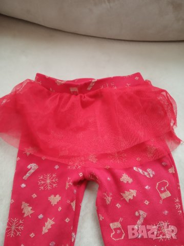 Коледно панталонче , снимка 2 - Панталони и долнища за бебе - 23964722