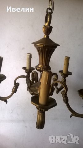 бароков полилей от бронз, снимка 7 - Полилеи - 25195547