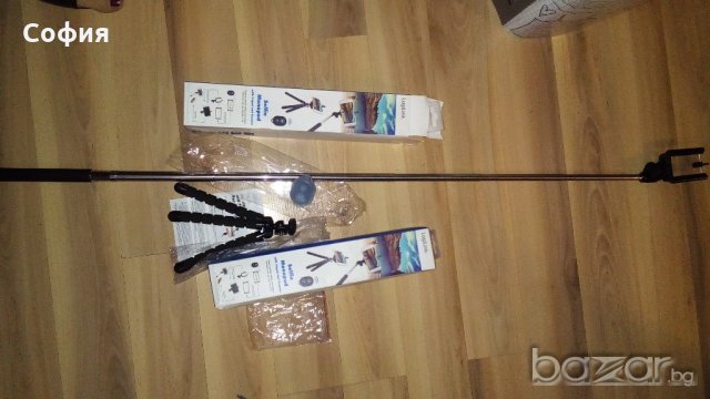 Селфи стик LogiLink  21-106см + триножник стойка + дистанционно!, снимка 12 - Селфи стикове, аксесоари - 20609517