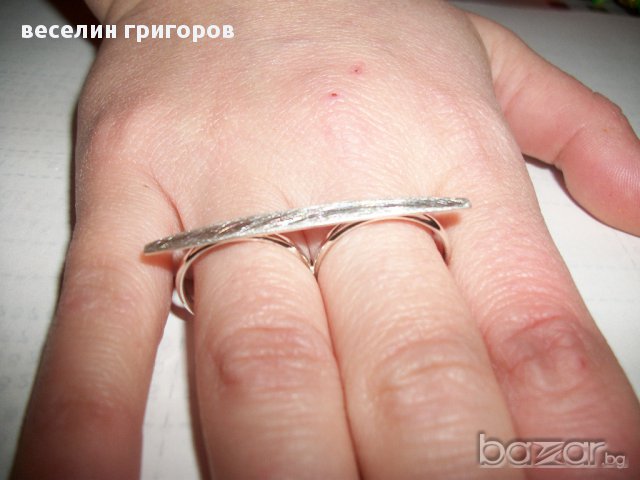 сребърен пръстен, снимка 2 - Пръстени - 10961181