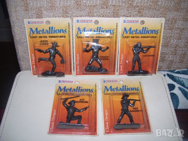 Метални фигурки индианци каубои , снимка 7 - Колекции - 24423688