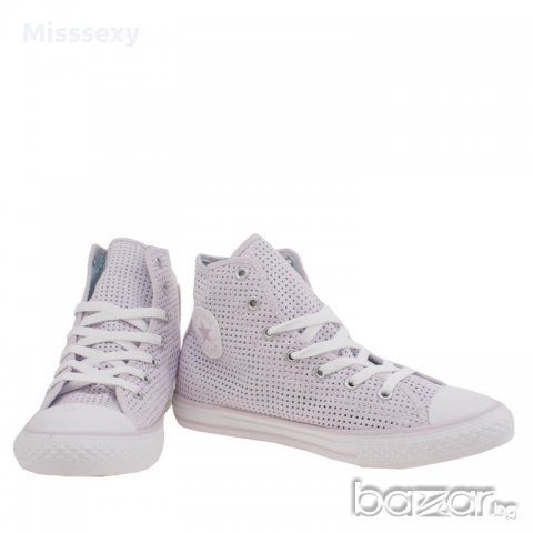 ПРОМО 🍊 CONVERSE ALL STAR 🍊 Дамски кецове SUMMER PALE LILAC 38 номер нови с кутия, снимка 4 - Кецове - 17513669