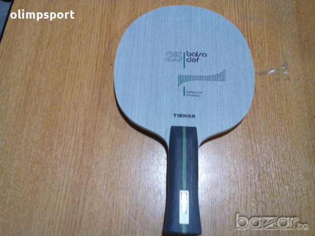 Дърво за тенис на маса Tibhar Balsa Def 25  ново  тегло 79 гр дебелина 5.8мм стратегия DEF скорост 6, снимка 2 - Тенис - 14776142