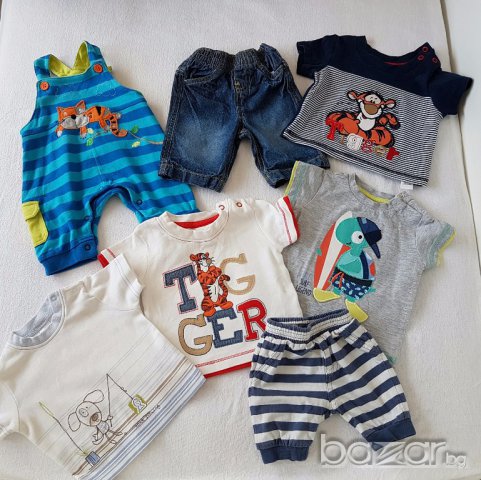 Бебешки дрехи Next, F&F и George 0-3 месеца, снимка 2 - Комплекти за бебе - 17762816