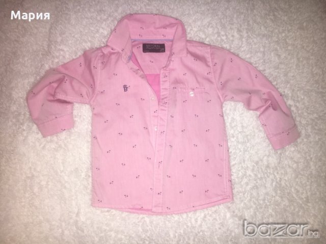 Риза Майорал 12 м, снимка 1 - Бебешки блузки - 20541219