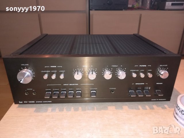 dual stereo amplifier-made in germany-внос швеицария, снимка 2 - Ресийвъри, усилватели, смесителни пултове - 21492258