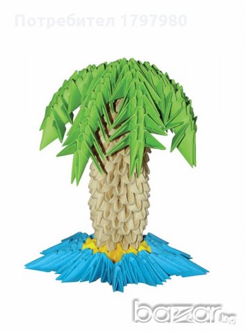 Комплект за изработване на модулно оригами Палма, снимка 4 - Други - 19519583