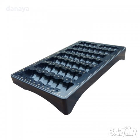 904 Пластмасов разграфен монетник с монети до 2лв органайзер за стотинки, снимка 3 - Други стоки за дома - 25225177