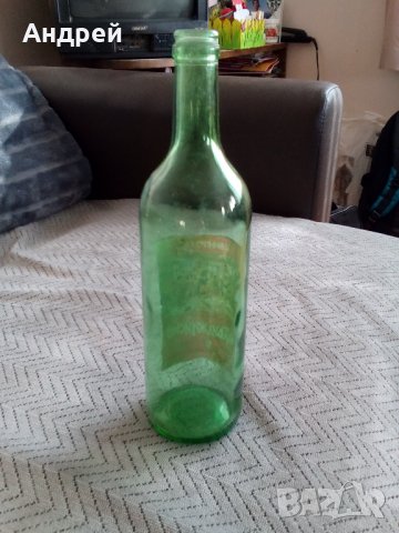 Стара бутилка от Механджийско вино, снимка 4 - Антикварни и старинни предмети - 23588787