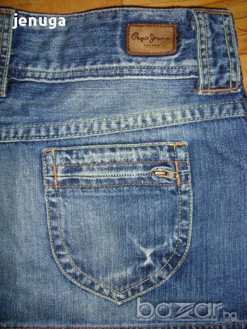 Оригинална дънкова поличка Pepe Jeans M, снимка 4 - Поли - 12743356
