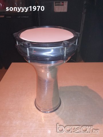 НОВА Тарамбука алуминиева/метална инокс-31/21см-нова, снимка 2 - Ударни инструменти - 21061333