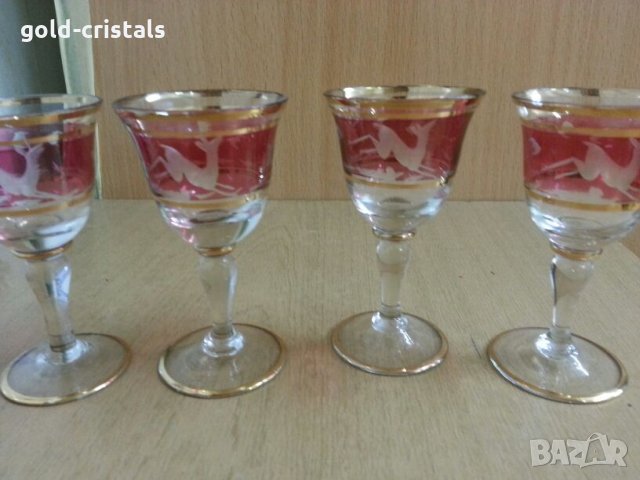 антикварни съклени чашки, снимка 6 - Антикварни и старинни предмети - 25384085