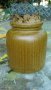 Керамичен буркан с коркова тапа, снимка 1 - Органайзери - 15471611