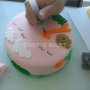 3бр Писалка маркер водна четка пълнеща презареждащ пълнител рисуване декорация бои боя торта фондан, снимка 4