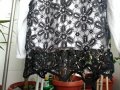  плетен елек блуза туника ръчна изработка  , снимка 7