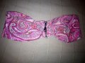 Дамски бански горна част , С, с цип, розово, снимка 1 - Бански костюми - 24737908