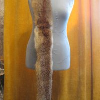 Нова яка от естествен косъм - Огнена лисица №1, снимка 4 - Палта, манта - 24371768