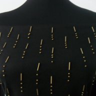 Черна рокля с интересни елементи размер С, снимка 3 - Рокли - 8805211