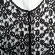  плетен елек блуза туника ръчна изработка  , снимка 4 - Жилетки - 11035770