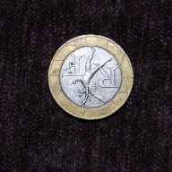 Франция 10 франка 1988 биметална, снимка 2 - Нумизматика и бонистика - 9483630