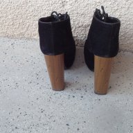 Дамски обувки велур, снимка 2 - Дамски боти - 16393015