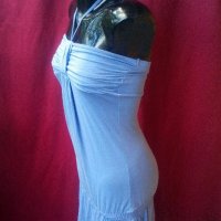 Светло лилава рокля бюстие от трико М, снимка 2 - Рокли - 18734680