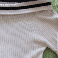  Машинно плетена бяла блуза T A L L Y W E I J L, нова, размер М, снимка 8 - Блузи с дълъг ръкав и пуловери - 9936232
