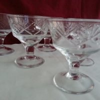  Ретро кристални чаши , снимка 5 - Антикварни и старинни предмети - 20115737